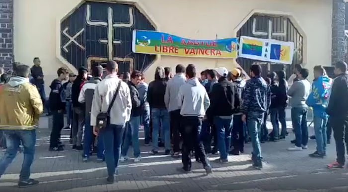 Rassemblement en cours à Raffour pour exiger la libération des militants arrêtés