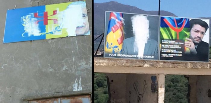 Récidive : les portraits du Président de l’Anavad à Tavuda et Tawrirt vandalisés