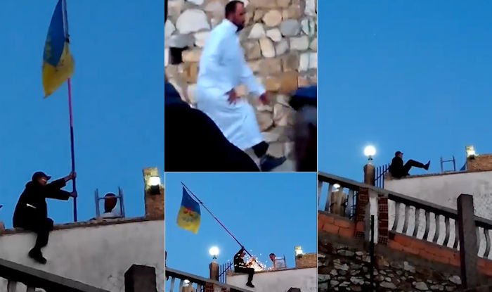 Tawrirt Meqran : vidéo des deux salafistes qui ont procédé à l’arrachage du drapeau kabyle (à la tronçonneuse)