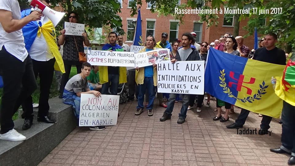 La communauté kabyle du Canada condamne la répression arbitraire du régime colonial algérien