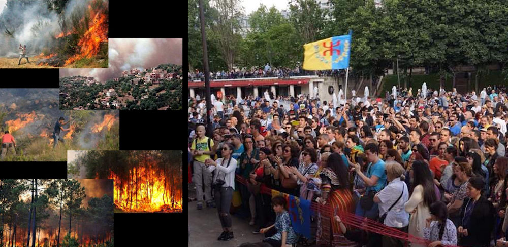 Incendies en Kabylie : grand rassemblement ce 22 juillet à la place Stalingrad (Paris)