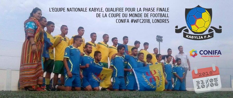 La Kabylie qualifiée pour la Coupe du monde ConIFA 2018