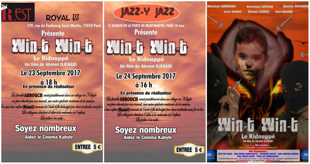 Cinéma kabyle : Projection de « Win-t Win-t » en avant-première à Paris
