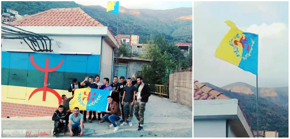 Drapeau kabyle : Acte de vandalisme à Agentur