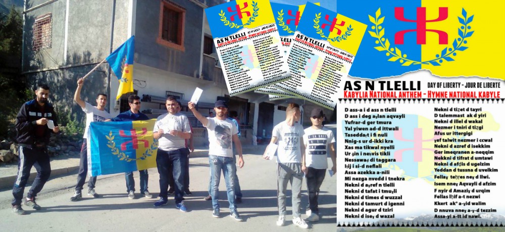 Des tracts de l’hymne national kabyle à Genduz