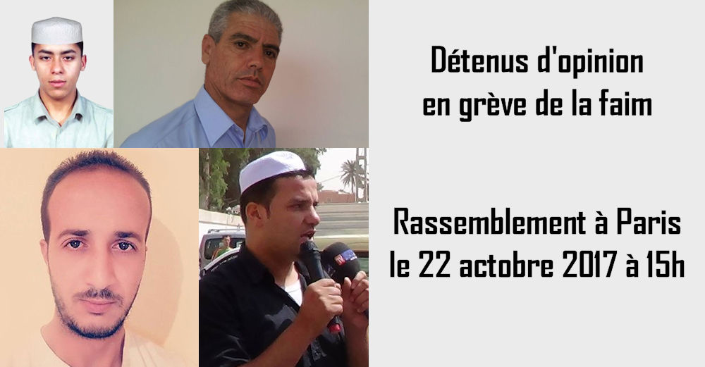 Paris : Rassemblement ce 22 octobre en soutien aux détenus d’opinion kabyles et mzabs