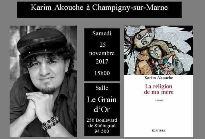 Karim Akouche ce samedi à Champigny-sur-Marne