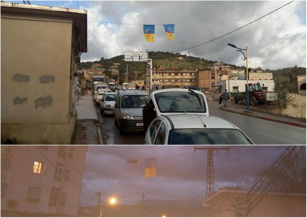 Lever de drapeaux kabyles à Tizi n Tlata