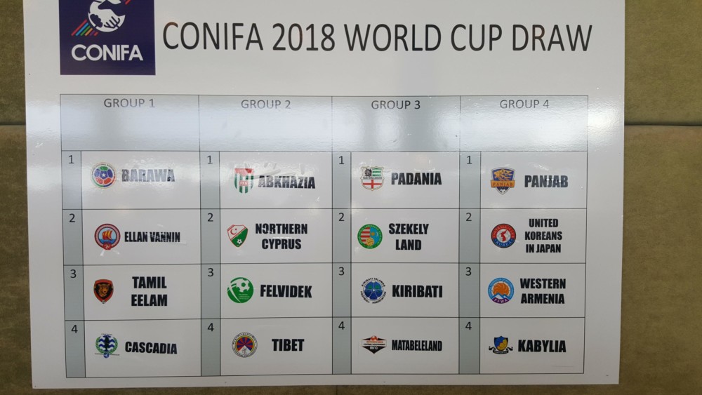 Coupe du monde ConIFA 2018 : La Kabylie dans le groupe de la mort