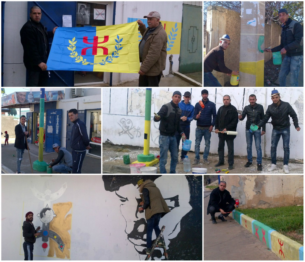 Lever du drapeau kabyle à Saharidj ce jeudi 11 janvier à 16h