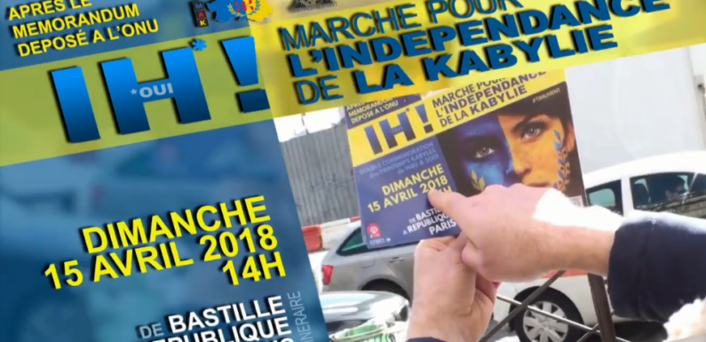 Vidéo : Appel aux marches pour l’indépendance de la Kabylie