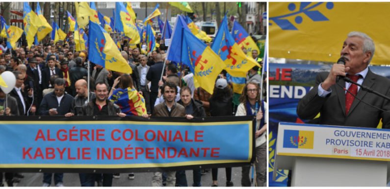 Marche à Paris pour l’indépendance de la Kabylie : Félicitations du président Ferhat Mehenni à la diaspora kabyle