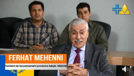TaqVaylit.TV : Le Président Ferhat Mehenni appelle le peuple kabyle à marcher pour l’indépendance de la Kabylie