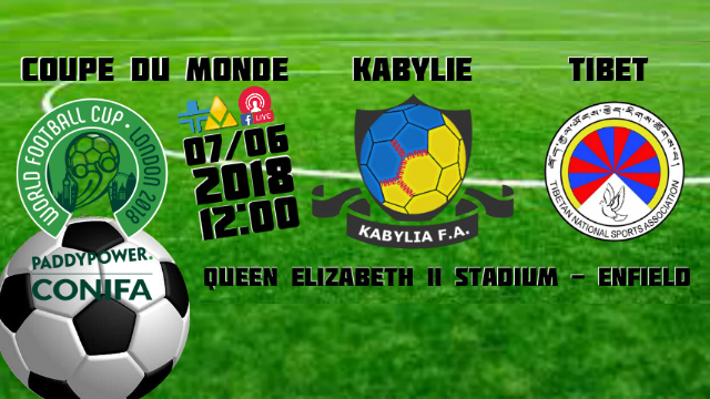 Jour de match : Kabylie – Tibet ce jeudi midi à Enfield