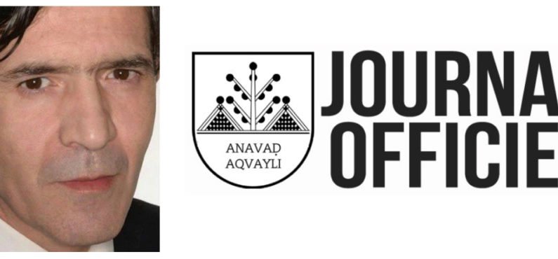 Paru au Journal Officiel de l’Anavad : Décret portant nomination du président de Médias Kabyles Associés