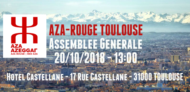 Appel à AG pour l’installation de la branche toulousaine de l’Aza-Rouge