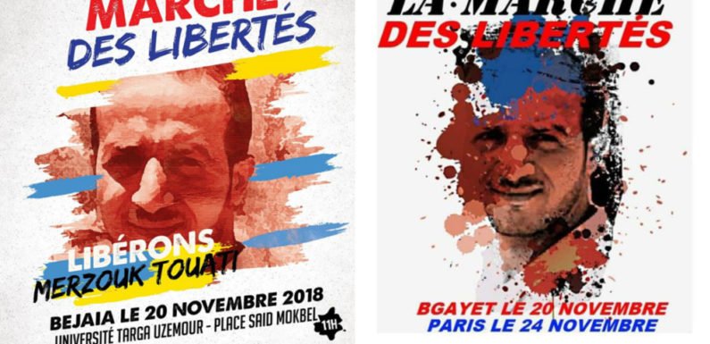 Marche et rencontre des Libertés à Vgayet et Paris pour exiger la libération des détenus politiques en Algérie