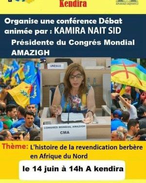 Conférence débat à Kendira avec massa Kamira Nait Sid, présidente du CMA