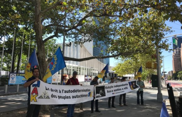 Kabyle rallye in New York: Statement read in front of the UN