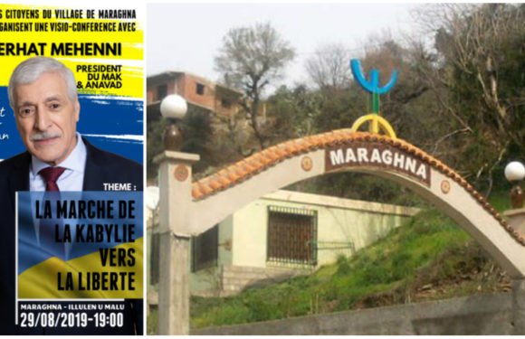 Visio-conférence de Ferhat Mehenni à Maraghna ce jeudi