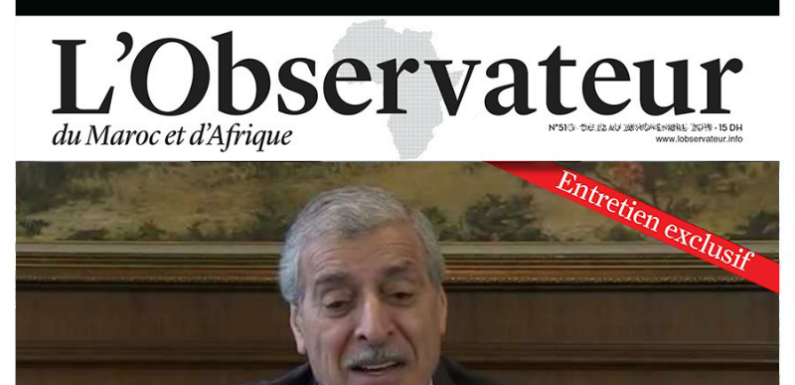 Le président Ferhat Mehenni accorde un entretien exclusif à l’Observateur du Maroc et d’Afrique