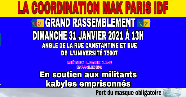 URGENCE: REPRESSION EN KABYLIE