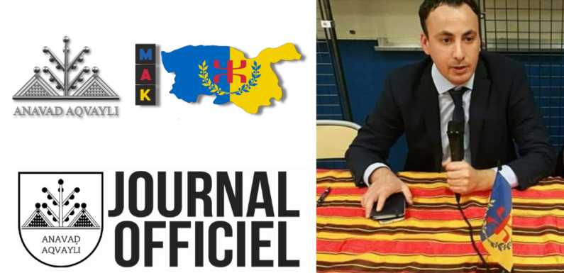 Aksel Bellabbaci nommé Conseiller présidentiel, Chargé de mission auprès de l’Anavad et du MAK
