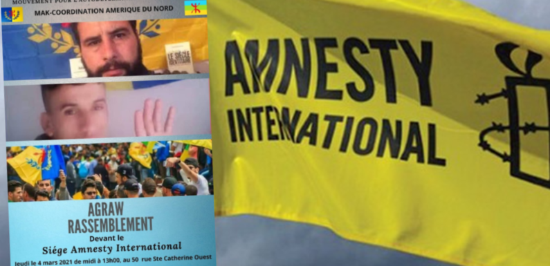 RASSEMBLEMENT KABYLE CE JEUDI DEVANT AMNESTY INTERNATIONAL À MONTRÉAL POUR DÉNONCER LES EXACTIONS DE L’ALGÉRIE COLONIALE