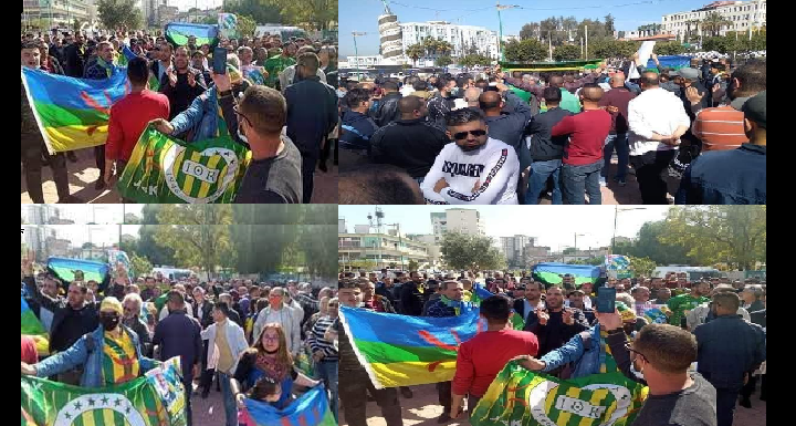 LA MARCHE EN SOUTIEN À CHÉRIF MELLAL EMPÊCHÉE PAR LA POLICE COLONIALE