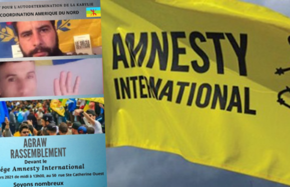 RASSEMBLEMENT KABYLE CE JEUDI DEVANT AMNESTY INTERNATIONAL À MONTRÉAL POUR DÉNONCER LES EXACTIONS DE L’ALGÉRIE COLONIALE