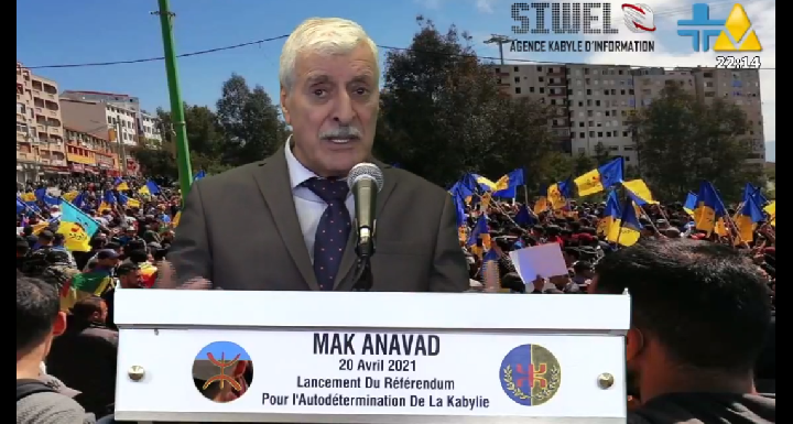 INTERVENTION DE MASS FERHAT MHENNI: LA GRANDE MOBILISATION DU MAK ÉTAIT UNE RÉPONSE CINGLANTE POUR CEUX QUI DISENT QUE LES KABYLES SONT CONTRE L’INDÉPENDANCE