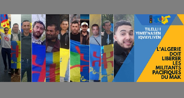 URGENT – KABYLIE – VGAYET – MANDAT DE DÉPÔT POUR LES 16 MILITANTS PACIFIQUES DU MAK ARRÊTÉS À AQVU