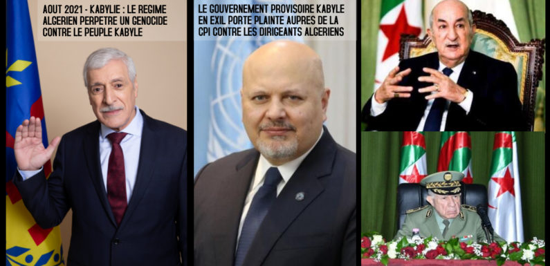 GÉNOCIDE CONTRE LE PEUPLE KABYLE : DÉPÔT DE PLAINTE A LA CPI CONTRE LE RÉGIME ALGÉRIEN