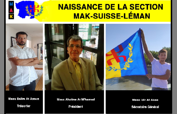 NAISSANCE DE LA SECTION MAK SUISSSE-LÉMAN