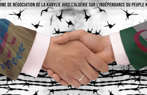 Promulgation de la loi portant explicitation de la plateforme de négociation de la Kabylie avec l’Algérie sur l’indépendance du peuple kabyle