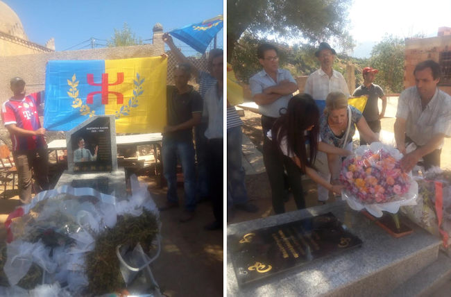 Une délégation du MAK s'est recueillie sur la tombe de Mustapha Bacha