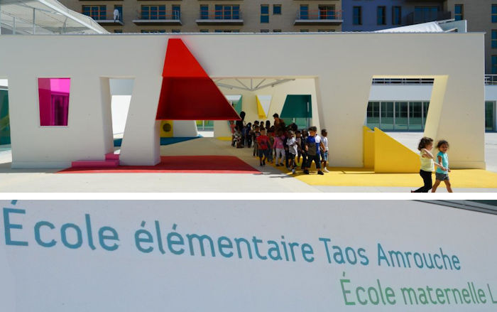 Un groupe scolaire de Saint-Denis porte le nom de Taos Amrouche, la diva Kabyle