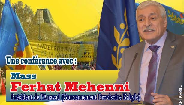 Ferhat Mehenni en conférence à Montréal sur la restructuration du MAK