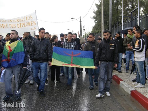 Tizi-Ouzou : des milliers d'étudiants dans la rue