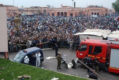 Maroc : attentat sanglant à Marrakech, 15 morts et 20 blessés Maroc : attentat sanglant à Marrakech, 15 morts et 20 blessés
