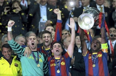Le FC Barcelone remporte la Ligue des champions face à Manchester Le FC Barcelone remporte la Ligue des champions face à Manchester