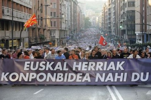 Pays Basque : les revendications pour l'autodétermination restent les mêmes Pays Basque : les revendications pour l'autodétermination restent les mêmes