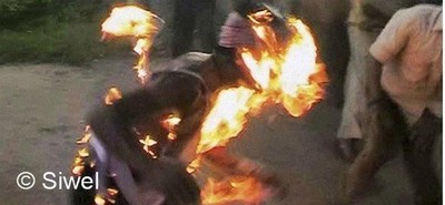 Aokas : les citoyens exigent une enquête sur l'immolation par le feu de Rachid Chabane Aokas : les citoyens exigent une enquête sur l'immolation par le feu de Rachid Chabane