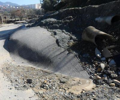 Iazzuguen : les travaux de réouverture de la RN 71 sont lancés Iazzuguen : les travaux de réouverture de la RN 71 sont lancés