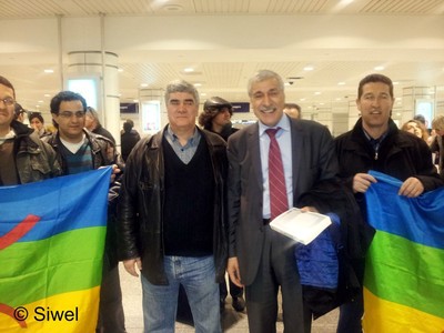 Arrivée de Ferhat Mehenni en visite à Montréal pour une semaine Arrivée de Ferhat Mehenni en visite à Montréal pour une semaine