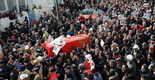 Assassinat de l'opposant tunisien, Chokri Belaïd : des milliers de personnes dans la rue en Tunisie