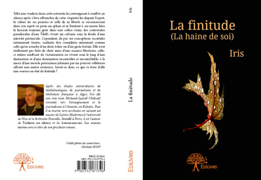 Parution du troisième (3e) roman de Mohand-Lyazid Chibout: Parution du troisième (3e) roman de Mohand-Lyazid Chibout: