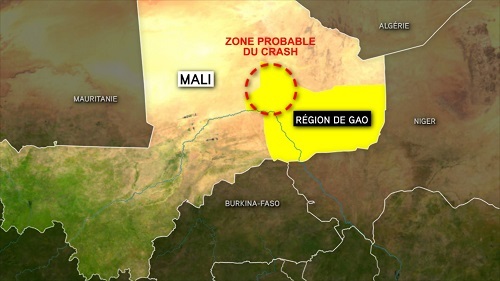 Algérie : Un avion affreté par Air Algérie s'est écrasé au Mali, avec à son bord 119 passagers (réactualisé)