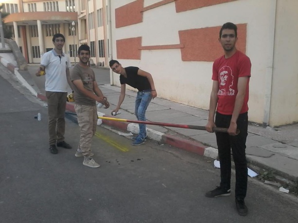Université Mouloud Mammeri de Tizi Ouzou: Les étudiants du Campus de Tamda honorent la Kabylie et son drapeau