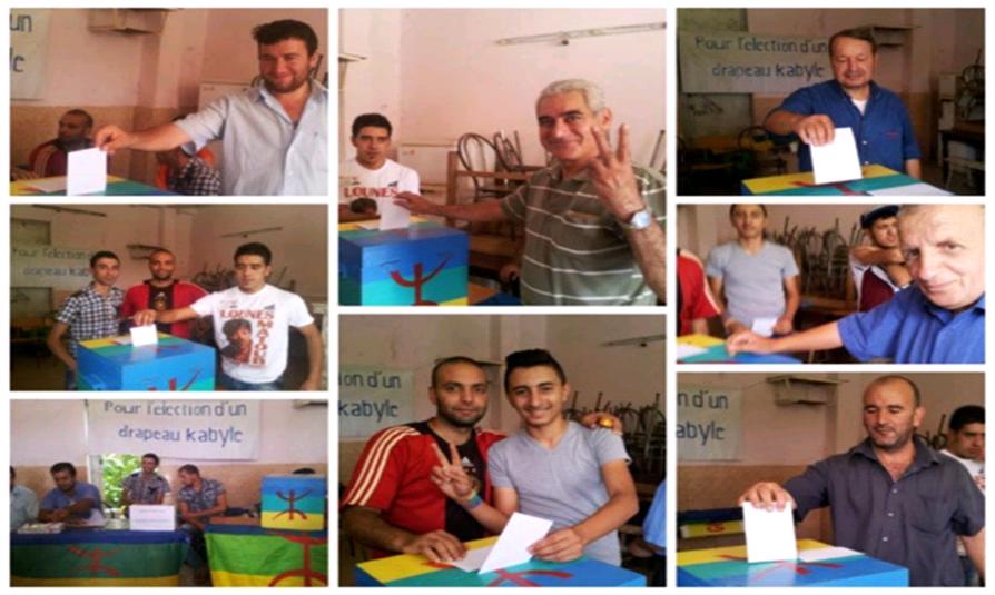 Lever de drapeau national kabyle à At Mislaine et dans plusieurs villages d'Akvil